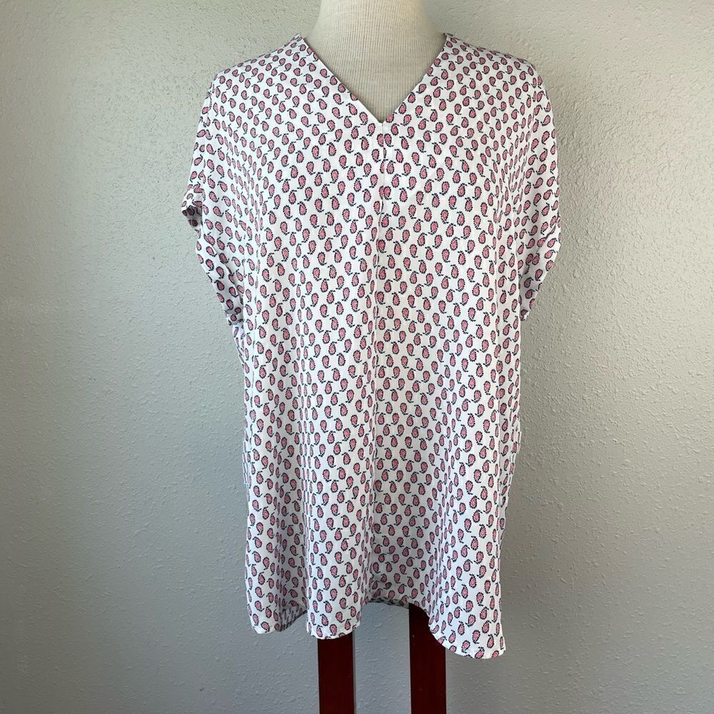 Pleione Short Sleeve Top Size L EUC